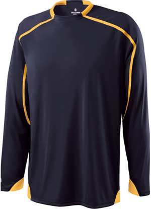 Holloway Clincher Dry-Excel Long Sleeve Shirts CO. Printing is available for this item.