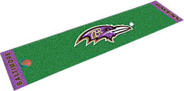 FanMats NFL Baltimore Ravens Putting Green Mat 