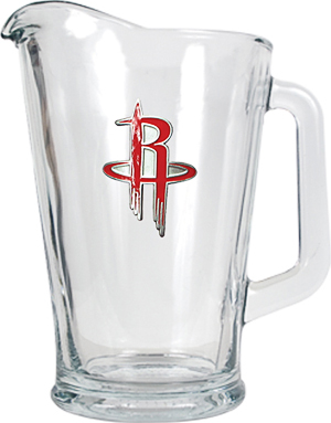 NBA Houston Rockets 1/2 Gallon Glass Pitcher