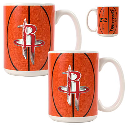 NBA Houston Rockets Gameball Mug (Set of 2)