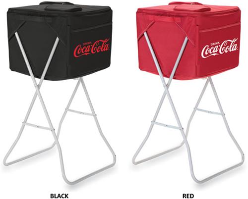Picnic Time Coca Cola Party Cube Cooler with Stand