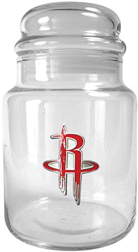 NBA Houston Rockets Glass Candy Jar
