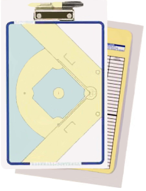 Champion Baseball/Softball Dry Erase Clipboard