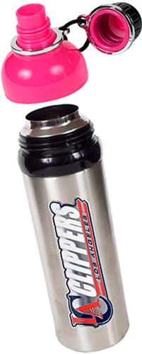 NBA Los Angeles Clippers Water Bottle w/Pink Top