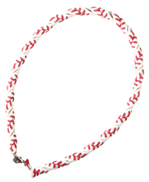 Pro Nine Youth Baseball Softball Leather Necklaces