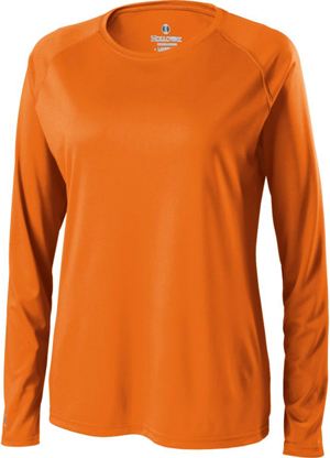 Holloway Ladies' Spark Long Sleeve Shirts - CO. Printing is available for this item.