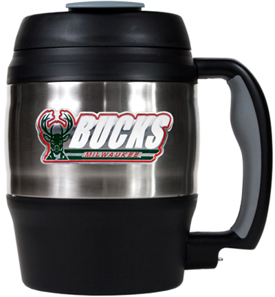NBA Bucks 52oz Stainless Macho Travel Mug