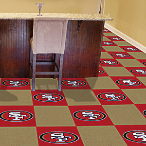 Fan Mats NFL San Francisco 49ers Carpet Tiles