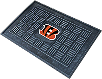 FANMATS Cincinnati Bengals Rubber Door Mat