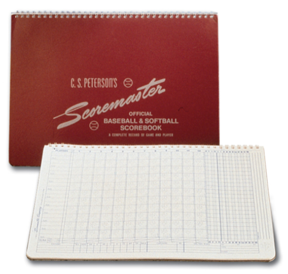 E49873 Peterson's Baseball Scoremaster Scorebooks
