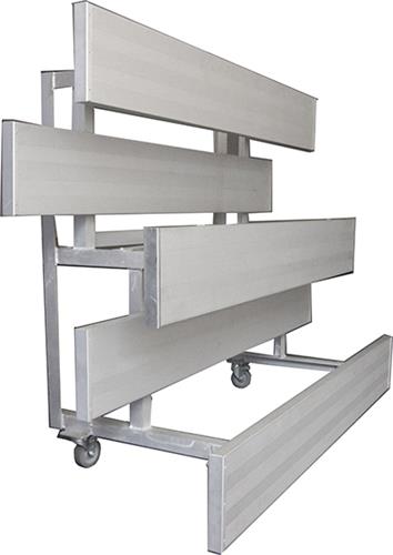Gared Tip N' Roll Low Rise Spectator Bleachers. Free shipping.  Some exclusions apply.
