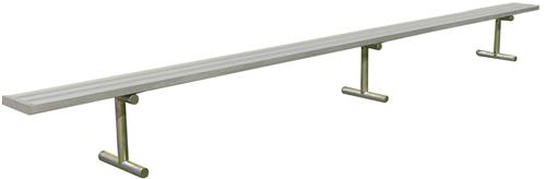 Gared Spectator 7' 6" Portable Bench Without Back BE08PT. Free shipping.  Some exclusions apply.