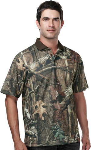 TRI MOUNTAIN Momentum Camo Polo Shirt w/ UltraCool. Printing is available for this item.