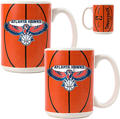 NBA Atlanta Hawks GameBall Mug (Set of 2)