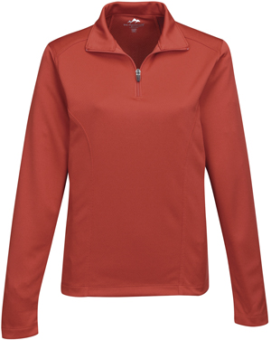 TRI MOUNTAIN Lady Clementon 1/4 Zip Pullover Shirt. Decorated in seven days or less.