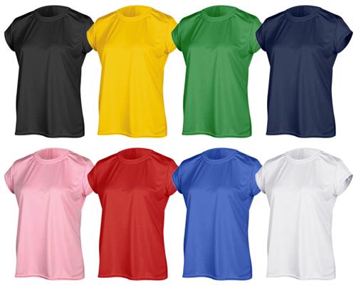Game Gear Womens Solid Performance Tech Tops