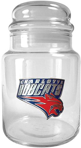 NBA Charlotte Bobcats Glass Candy Jar