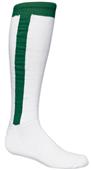 Adult/Youth Baseball 2-IN-1 Stirrup Socks (AL & YS -White/Forest)