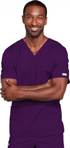 WW Core Stretch Unisex V-Neck Scrub Top. Embroidery is available on this item.