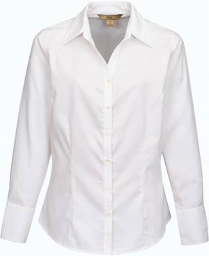 Roseville Womens Non-Iron Mini striped Dress Shirt. Free shipping.  Some exclusions apply.
