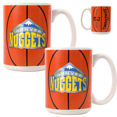 NBA Denver Nuggets GameBall Mug (Set of 2)