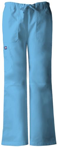 Cherokee Women's Low-Rise Cargo Scrub Pants. Embroidery is available on this item.