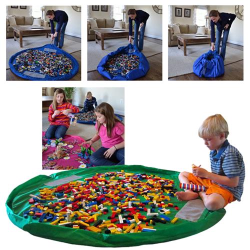 Lay-n-Go Large 5FT Mat Seals Up To Carry Toys Bag