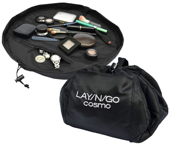 Lay-n-Go Cosmo Mat Converts to Cosmetic Bag - Soccer Equipment and Gear