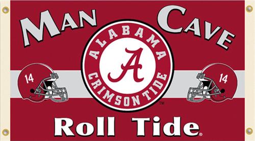 Collegiate Alabama Man Cave 3' x 5' Flag