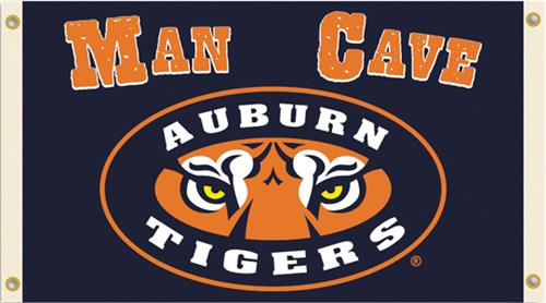 Collegiate Auburn Tigers Man Cave 3' x 5' Flag