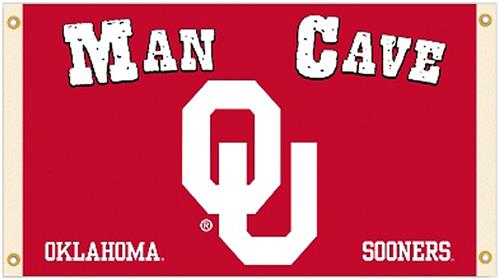 Collegiate Oklahoma Sooners Man Cave 3' x 5' Flag