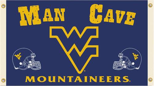 Collegiate West Virginia Man Cave 3' x 5' Flag