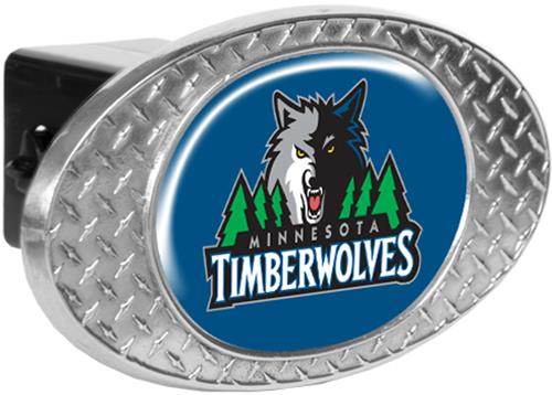 NBA Timberwolves Diamond Plate Hitch Cover