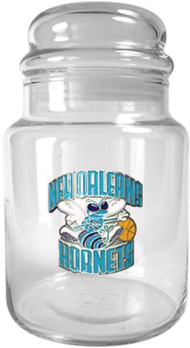 NBA New Orleans Hornets Glass Candy Jar