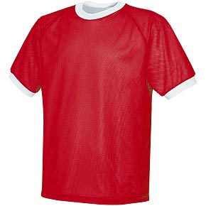 Pre-#ed REVERSIBLE Soccer Jerseys RED w/BLK #s