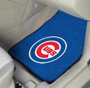 Fan Mats Chicago Cubs Carpet Car Mats (set)