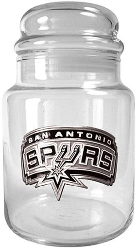 NBA San Antonio Spurs Hornets Glass Candy Jar