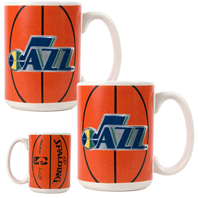 NBA Utah Jazz GameBall Mug (Set of 2)