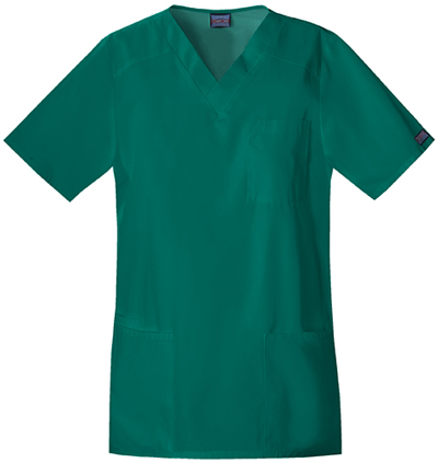 Cherokee Tall Unisex V-Neck Scrub Top. Embroidery is available on this item.