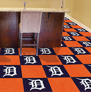 Fan Mats MLB Detroit Tigers Carpet Tiles