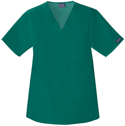 Cherokee Unisex V-Neck Scrub Top. Embroidery is available on this item.
