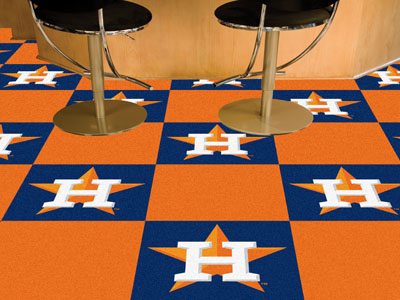 Fan Mats MLB Houston Astros Carpet Tiles