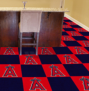 Fan Mats MLB Los Angeles Angels Carpet Tiles