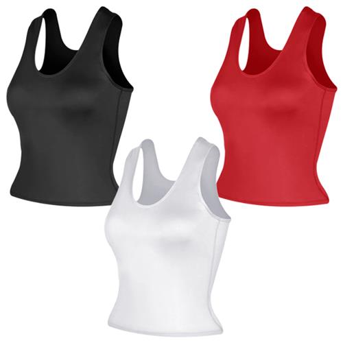 Game Gear Womens Nylon Compression Sports Tops