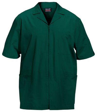 Cherokee Men's Zip Front Scrub Jacket. Embroidery is available on this item.