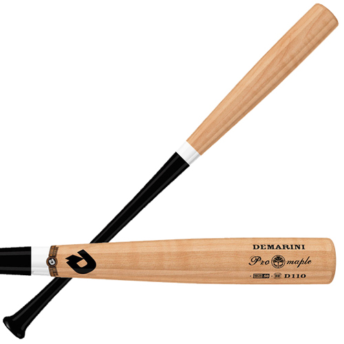 DeMarini D110 Pro Maple Composite Baseball Bats. Free shipping and 365 day exchange policy.  Some exclusions apply.