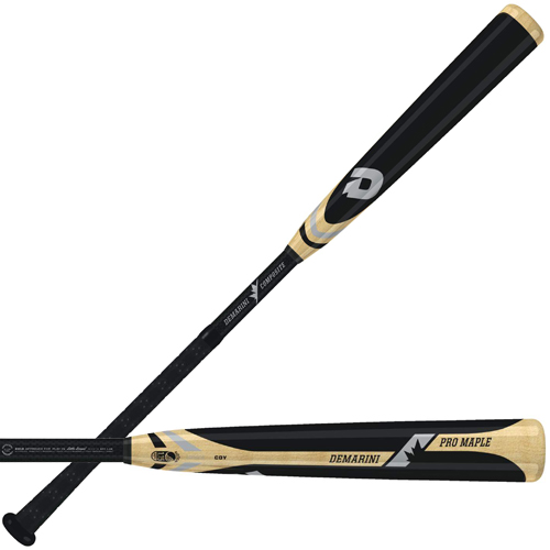 DeMarini Youth Wood Composite Baseball Bats Baseball Equipment & Gear