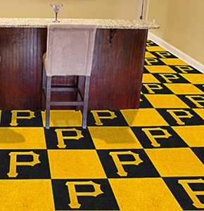 Fan Mats MLB Pittsburgh Pirates Carpet Tiles