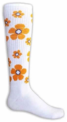 6-8.5 Small Random Flower Athletic Socks C/O