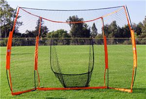 Bow Net Portable Mini Backstop Hitting Station - Baseball Equipment & Gear